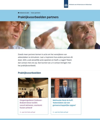 printscreen webpagina Asbestvrijdak