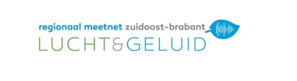 Header met logo van Regionaal Meetnet Zuidoost-Brabant Lucht &amp; Geluid
