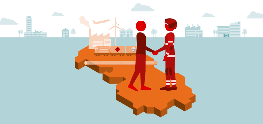 Illustratie externe veiligheid Brabant