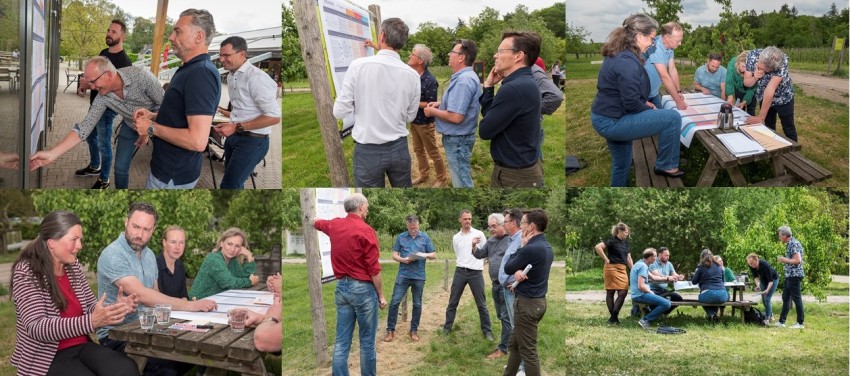 Fotocollage werksessie meerjraenvisie