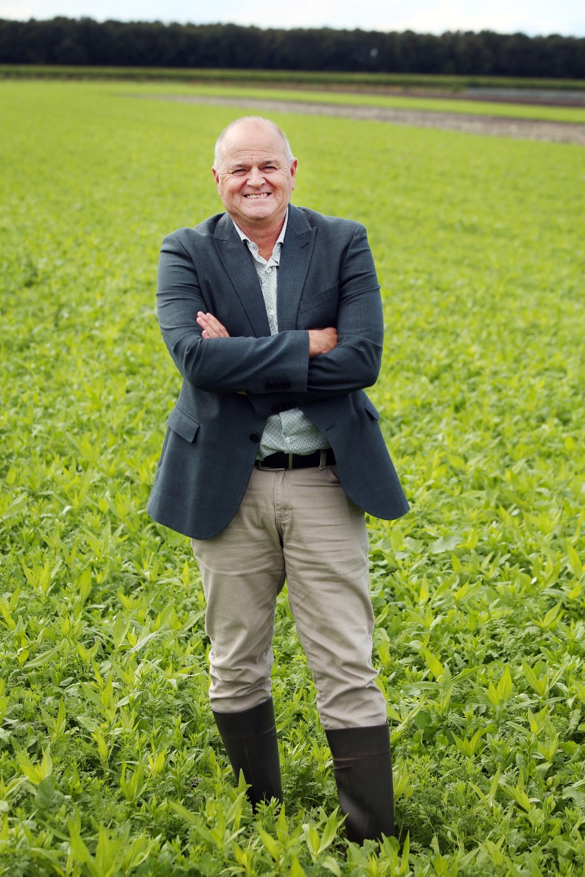 Marc Oudenhoven in weiland tijdens werkbezoek
